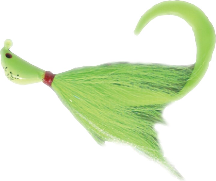 Pucci Bucktail Striper Jig, Chartreuse