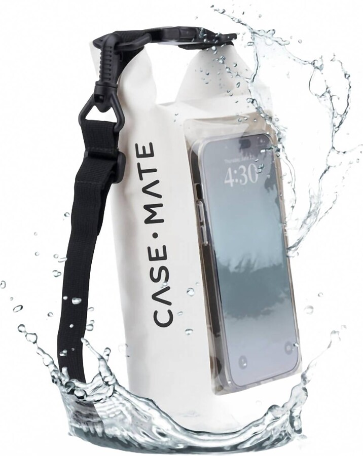Case-Mate Waterproof Mini Phone Bucket Bag In Sand Dollar
