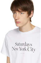 Thumbnail for your product : Saturdays NYC White Miller Standard T-Shirt