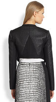 Thumbnail for your product : BCBGMAXAZRIA Hansen Cropped Quilted Faux Leather Jacket