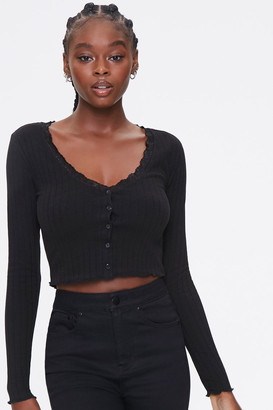 black lace tank top forever 21