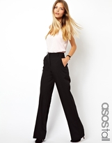 Thumbnail for your product : ASOS TALL Pants In Wide Leg With Side Buckles