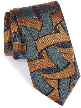 Canali Men's Geometric Silk Tie