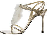 Thumbnail for your product : Versace Crystal Embellished Sandals