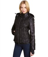 Thumbnail for your product : Moncler black 'Lozere' quilted down filled hooded jacket