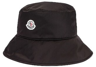 Moncler Berretto Bucket Hat in Black - ShopStyle