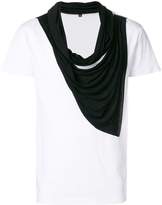 Thumbnail for your product : Unconditional double drape neckerchief scarf T-shirt