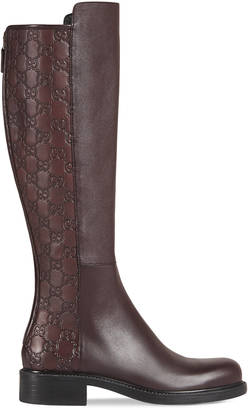Gucci Leather knee boot