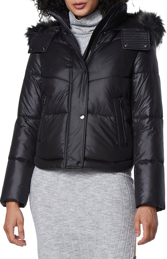 Andrew Marc Minna Hooded Faux Fur Puffer Jacket ShopStyle