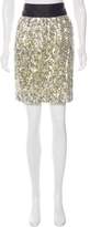 Thumbnail for your product : Robert Rodriguez Sequined Straight Skirt