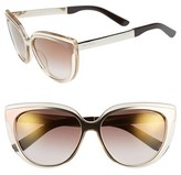 Thumbnail for your product : Jimmy Choo Women's 'Cindy' 57Mm Retro Sunglasses - Honey