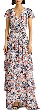 Ralph Lauren Ralph Floral Tiered Ruffle Gown - ShopStyle Evening Dresses