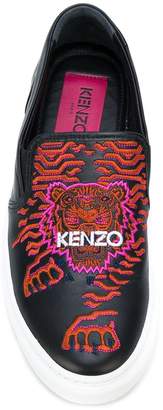 Kenzo Tiger embroidered sneakers