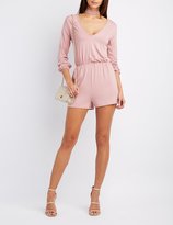 Thumbnail for your product : Charlotte Russe Choker Neck Romper