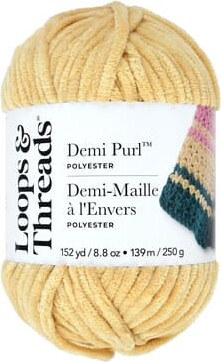 Demi Purl™ Yarn by Loops & Threads® in Pale Lilac