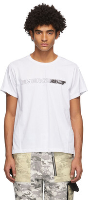 ADYAR SSENSE Exclusive White Graphic T-Shirt