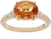 Thumbnail for your product : Judith Ripka 14K Gold 1.95 cttw Citrine & Diamond Ring