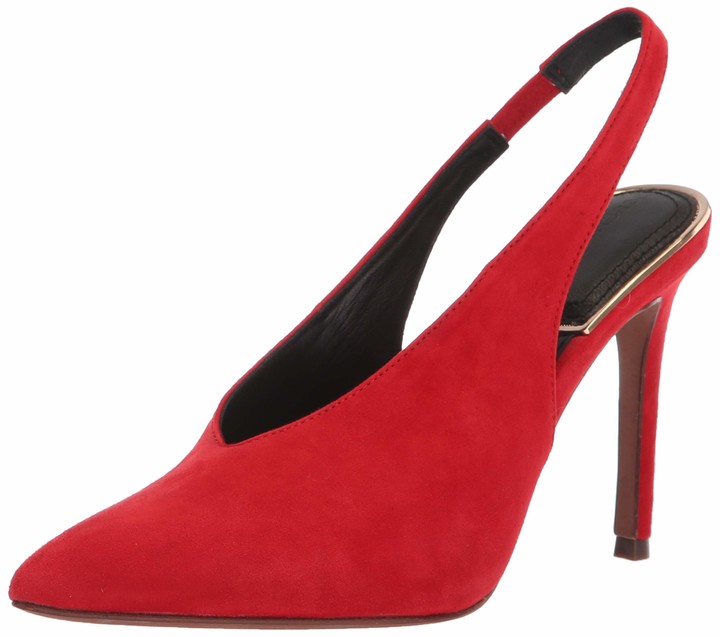 bcbg red pumps