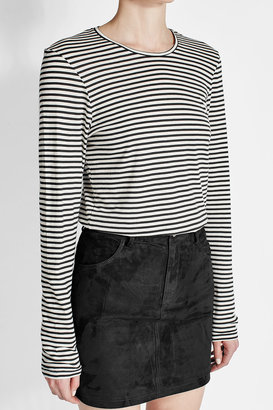 Anine Bing Striped Top with Cotton