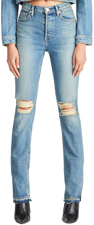 cotton citizen high split jeans
