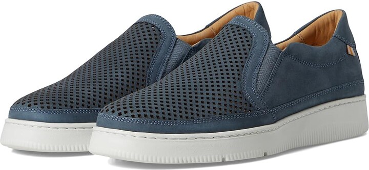 Samuel Hubbard Featherlight Laguna Slip-On Women's Snow Shoes Steel Blue Nubuck : 9.5 B - Medium, Leather