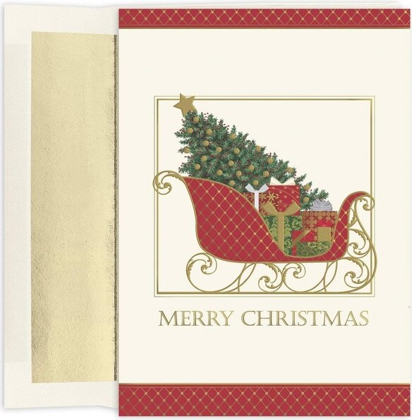 Masterpiece Studios 16Count Boxed Christmas Cards With FoilLined