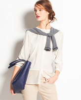 Thumbnail for your product : Ann Taylor Crepe High-Low Hem Tunic