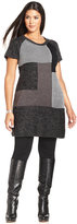 Thumbnail for your product : Style&Co. Plus Size Patchwork Check Pattern Tunic