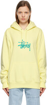 Thumbnail for your product : Stussy Yellow Embroidered Hoodie
