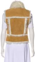 Thumbnail for your product : SAM. Leather Fur Vest