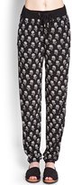 Thumbnail for your product : Forever 21 Flowy Floral Cuffed Trousers