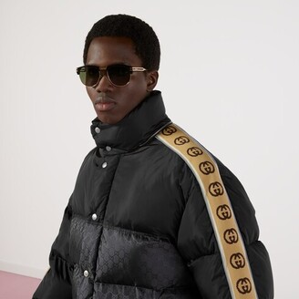 Gucci GG Jacquard Nylon Padded Coat - ShopStyle