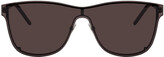 Thumbnail for your product : Saint Laurent Black Over Mask SL 51 Sunglasses