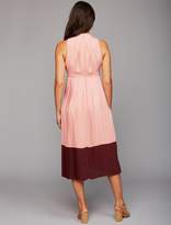 Thumbnail for your product : A Pea in the Pod Pleated Halter Maternity Dress
