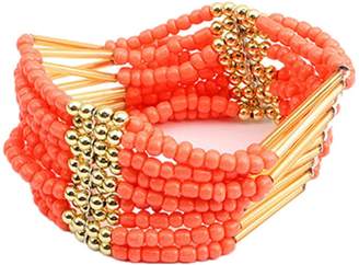 WISWIS Women Bohemian Beads Beaded Bracelet Multilayer Jewelry Boho Style