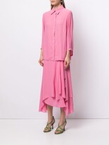 Thumbnail for your product : Baruni Raw-Cut Edge Shirt And Wrap Skirt Set