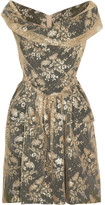 Thumbnail for your product : Vivienne Westwood Thursday metallic lace dress
