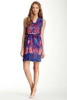 Thumbnail for your product : Angie Collared Geo Print Dress