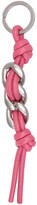 Thumbnail for your product : Bottega Veneta Pink Curb Chain Keychain