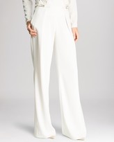 Thumbnail for your product : Halston Trousers - Buckle Detail Wide Leg
