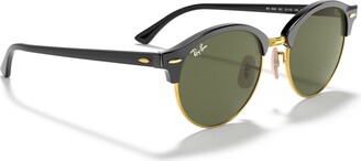 Ray-Ban Sunglasses, RB4246 Clubround - BROWN/BROWN