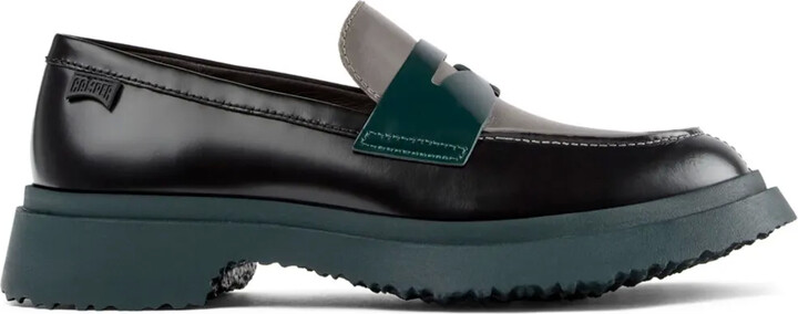 Camper Walden mismatched colour-block loafers