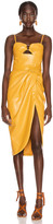 Thumbnail for your product : Jonathan Simkhai Vegan Leather Bustier Dress in Honey | FWRD