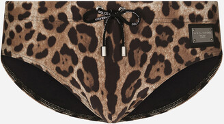 Dolce & Gabbana Leopard Printed Briefs - ShopStyle