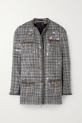【自宅試着のみ】Wool-Blend Fancy Tweed Jacket If Only Studio Tweed Bouclé Jacket | Saks Fifth Avenue