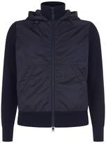 Thumbnail for your product : Moncler Multi-Textured Zip Up Cardigan