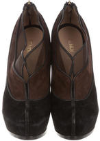 Thumbnail for your product : Fendi Suede Platform Booties