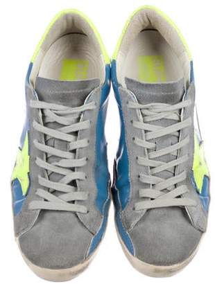 Golden Goose Leather Distressed Sneakers