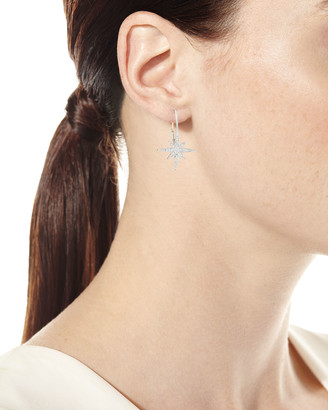 Sydney Evan Pave Diamond Starburst Earrings