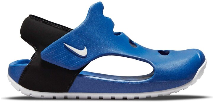 blue nike sandals